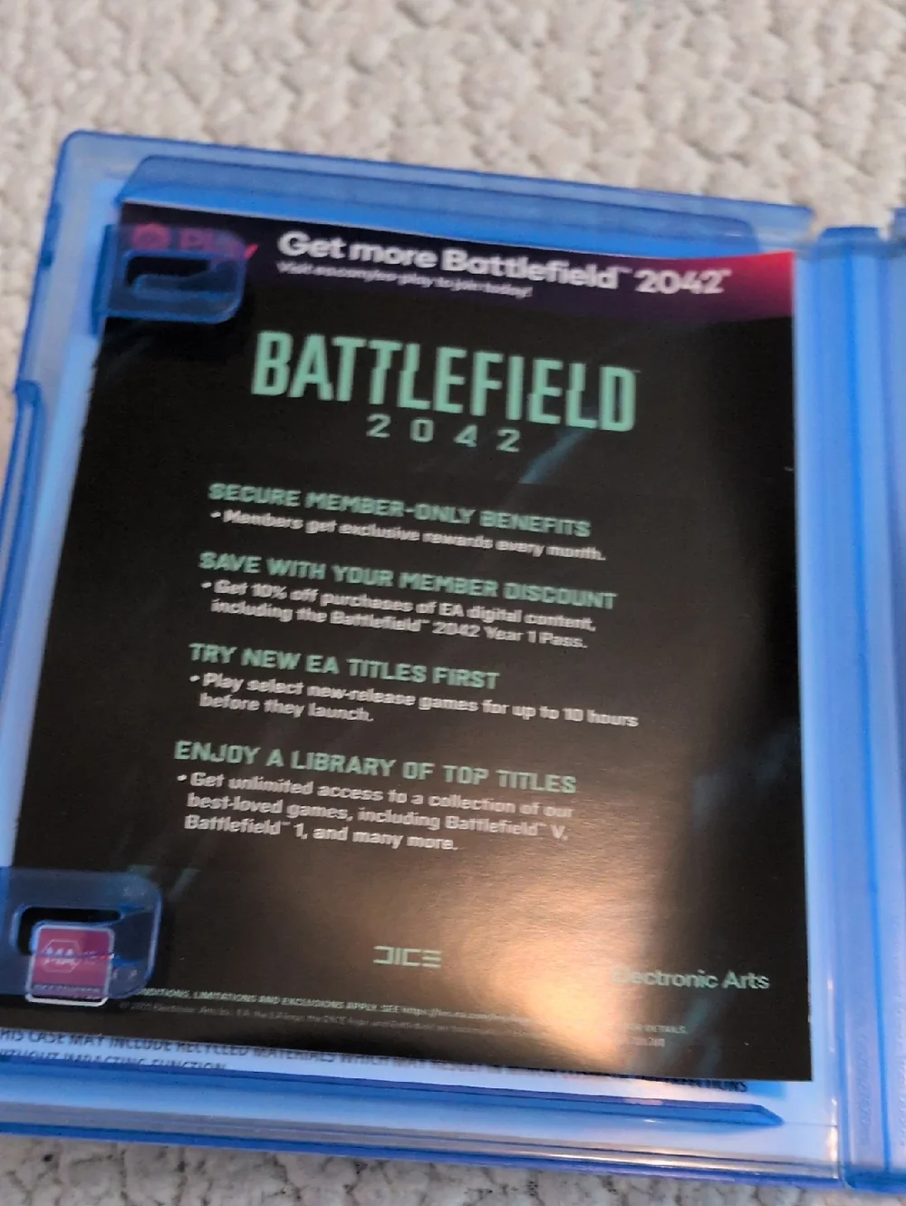 Play Station 5 Battlefield 2042 Game